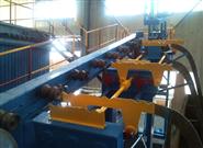 Hot galvanized steel tube production line