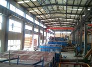 Semi continuous hot galvanized steel pipe producti